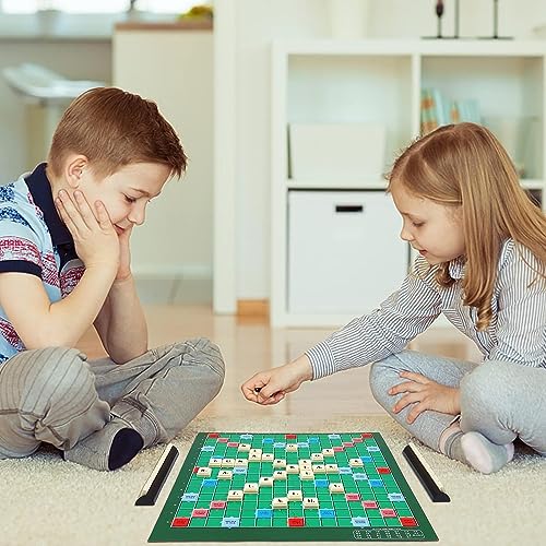 NALACAL Letter Game Table, Letter Matching Word Board Spelling Classic, Letter Matching Word Spelling Original Travel for Kids Adults Vocabulary Challenge Time Fidget Toy, Kids Spelling Letter Words