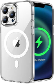 Portal AE Clear Magnetic Case For Iphone 12 Pro, Compatible With Wireless Charging, Shockproof Case 8 15 Cm (Transparent)