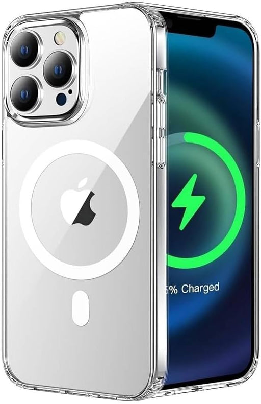 Portal AE Clear Magnetic Case For Iphone 12 Pro, Compatible With Wireless Charging, Shockproof Case 8 15 Cm (Transparent)