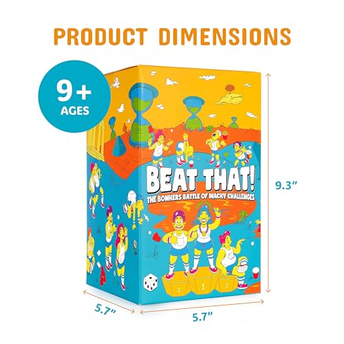 Gutter Games Beat That! - The Bonkers Battle of Wacky Challenges [Family Party for Kids & Adults], Multi-colored