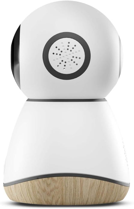 Maxi-Cosi See Baby Monitor, 24/7 Reassurance, Monitor with Camera (1080p HD) and Audio, Compatible with Alexa and Google Assistant, White Wood, 2 Year Warranty