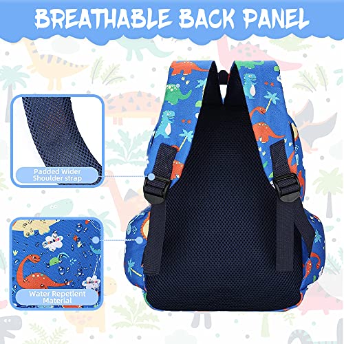 Masroo Kids Backpack Lightweight Children's Nursery School Bag for Toddler Kindergarten Preschool Boys Girls, BLUE - L