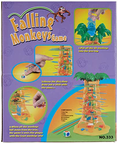Falling Tumbling Monkey Climbing Kids Board Game Family Toy, Sder53