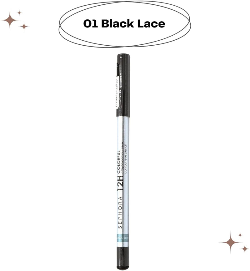 COLLECTION 12 Hour Contour Pencil Eyeliner 01 Black Lace