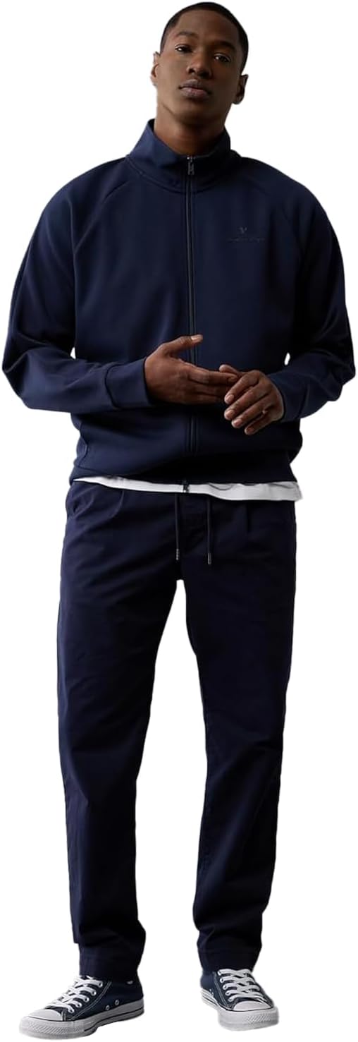 Flex Pleated Pant for Men, XX-Large, Classic Navy