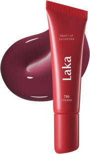Fruity Lip Glotioner, 10ml/0.33 fl.oz, Lip Gloss with High Shine Vivid Colors, Jelly tip for Hygienic & Easy Application, Plumping Conditioner, Vegan, K-Beauty (700 Glowy) - #710 Cherish