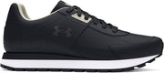 Men's Ua Essential Runner Sneaker - Black White Black