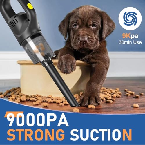 Handheld Vacuum Cordless Car Vacuum, Car Hand Held Vacuum Cleaner,Strong Suction Portable with 3 Suction Heads
