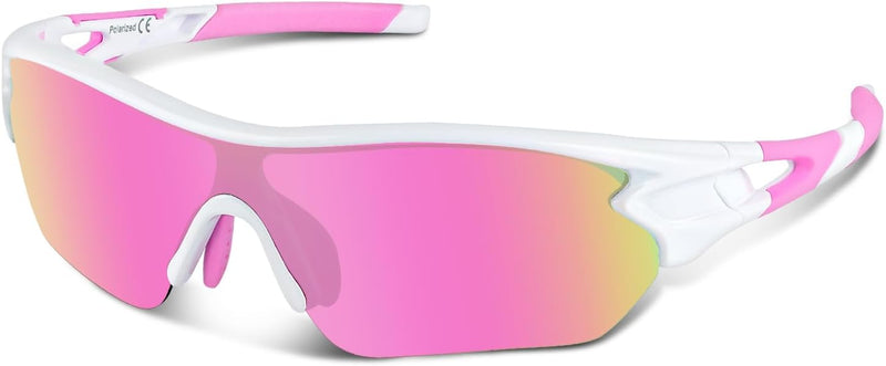 BEACOOL unisex-adult 7188 Sunglasses (pack of 1) - Whitepink