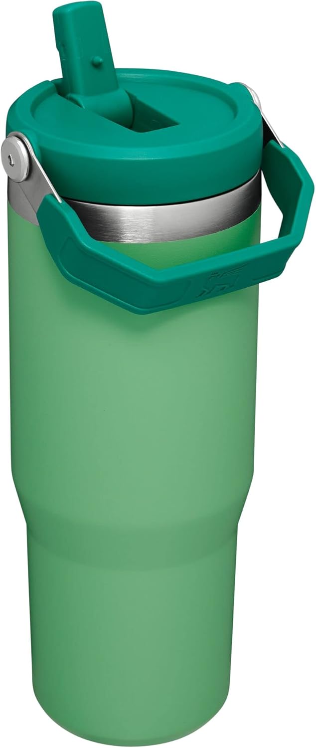 Stanley IceFlow Stainless Steel Tumbler with Straw - Vacuum Insulated Water Bottle for Home, Office or Car - Reusable Cup with Straw Leakproof Flip - Cold for 12 Hours or Iced for 2 Days