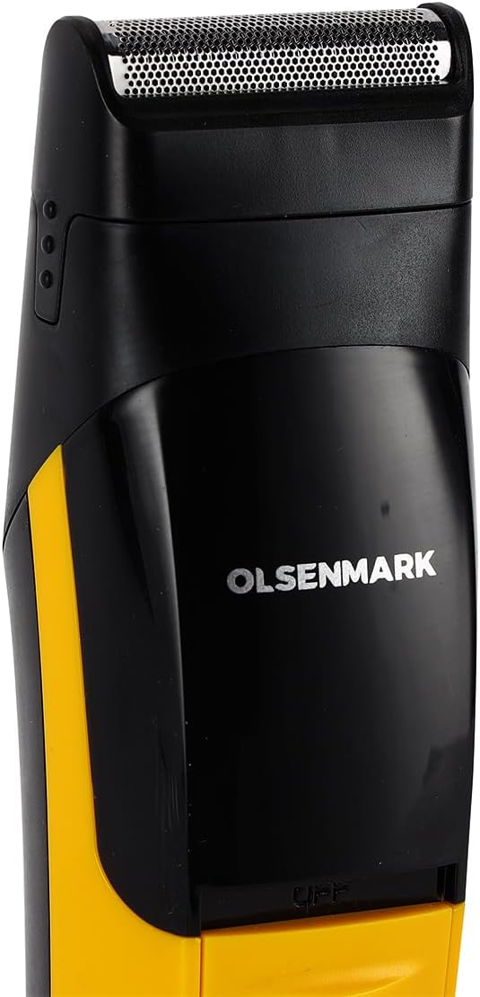 Olsenmark 3-in-1 Men's Grooming Set- OMTR4114, Nose and T-Blade Hair Trimmer, Works 120 Minute