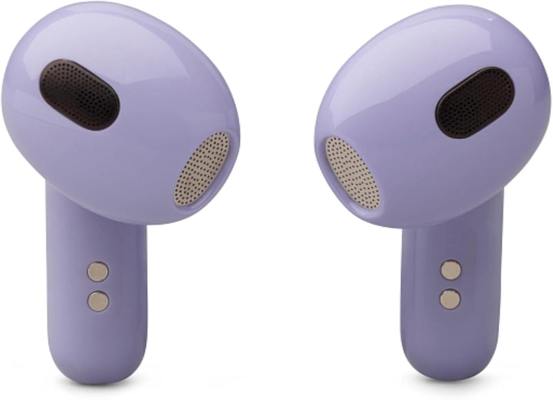 JBL LIVE FLEX 3 True wireless noise-cancelling earbuds with open-stick design and 50 hours total playback plus wireless charging, Blue