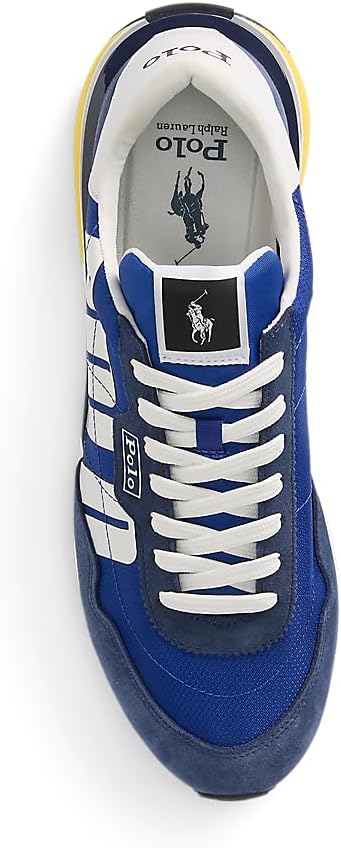 Men's Train 89 Logo Suede & Oxford Sneaker - Classic Azur/Newport Navy/Wht