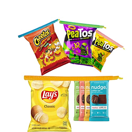 Bag Clips for Bags Plastic Bag Sealer,Portable Sealing Clips Rods Creates True Airtight & Waterproof Seal on Storage Bags For Home Kitchen Use Food Storage Fresh Keeping Reusable Closure (16 PCS)