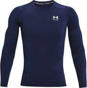 Men's Ua Hg Armour Comp Ls Long-Sleeve Sports Top, Breathable Long-Sleeved Top for Men (Pack of 1) - Blue