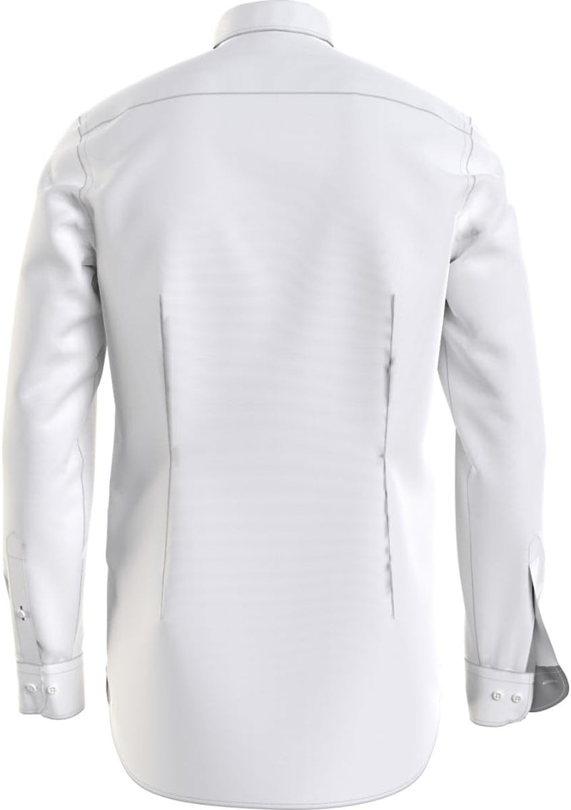 Mens Long Sleeve Shirt Flex Dobby Sf - Optic White