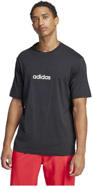Men Essentials Linear Single Jersey Tee - Black