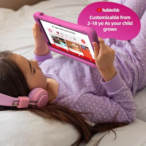 Plimpton Upgrade Kids Tablet Android 14, 10-Inch Tablet for Kids with Google Kids Space, 8-core, 12(4+8) GB RAM, 64GB, 6000mAh, Parental Controls, Toddler Tablet with EVA Shockproof Case, Kids20