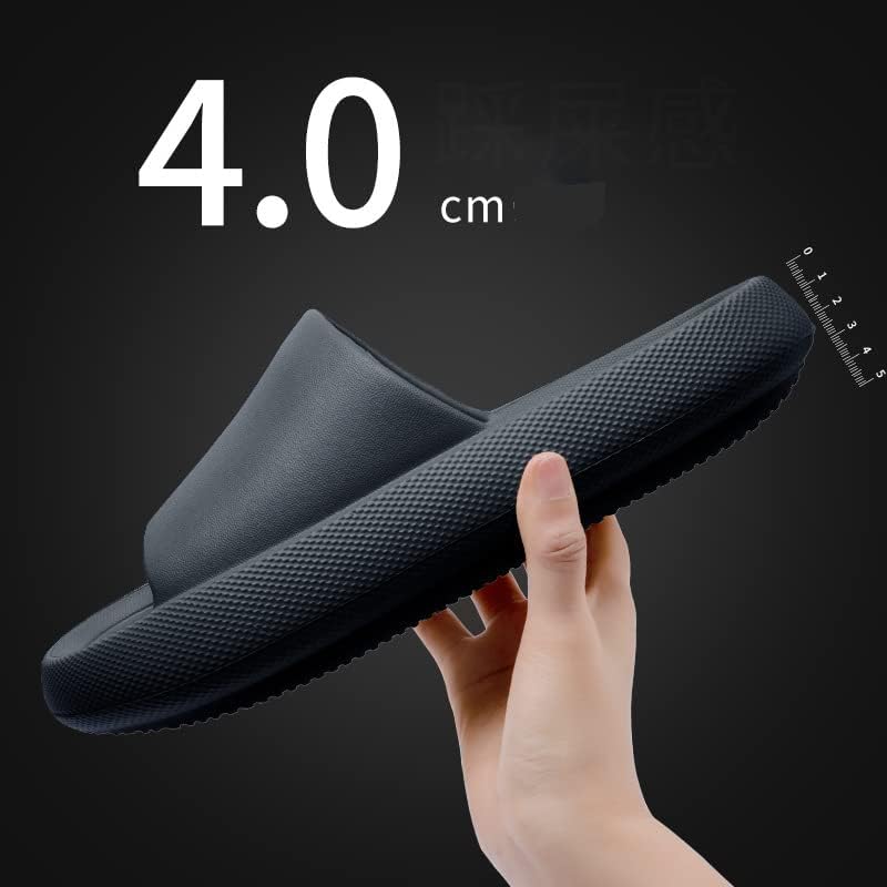 AioTio Women's Slippers Non-slip Household, Home Slippers for Men,Bath Couple Thick Sole Slippers, Summer Simple Style