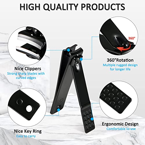 NALACAL Manicure Set Professional Nail Clipper Kit-25 Pieces Stainless Steel Manicure Kit,nail Care Tools With Luxurious Travel Case
