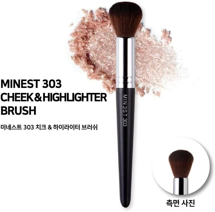 MINEST 303 Cheek & Highlighter Brush