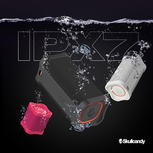 Skullcandy Terrain XL Wireless Bluetooth Speaker - IPX7 Waterproof Portable Speaker, 18 Hour Battery, Nylon Wrist Wrap, True Wireless Stereo