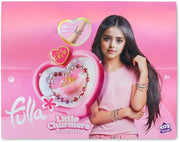 Fulla Little Charmers Bracelet Set with 4 Stylish Designs, Colorful Beads, Metal Heart Charm in Cute Case, Fashion Jewelry Accessory for Creative Expression Play, Girls Ages 3+