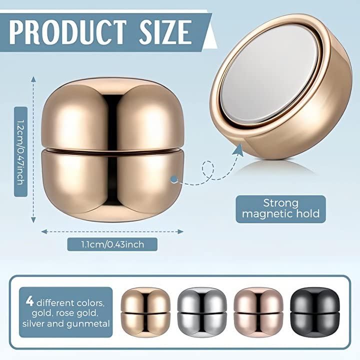FLAFARY Hijab Magnetic Pins Strongest Commercial Strength Hijab Pins for Women Multi-Use Scarf and Hijab Magnets Pin-less Fabric Magnets