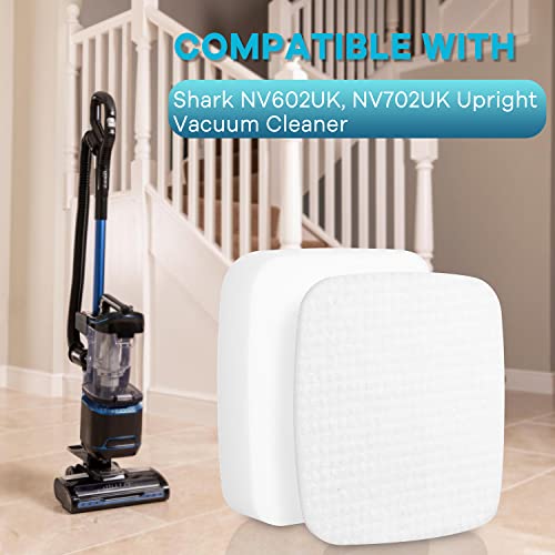 Jollsung NV602UK Filters for Shark Classic Upright Lift-Away Vacuum Cleaner NV602 NV602UK NV602UKT NV702UK NV702UKT (4Pack Foam Felt Filter)
