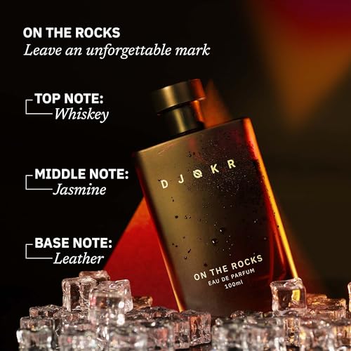 DJOKR On The Rocks Perfume For Men 100 ml | Eau De Parfum | Premium Luxury Long Lasting Fragrance Spray