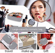 Queboom Travel Makeup Bag Cosmetic Bag Makeup Bag Toiletry bag for women and girls