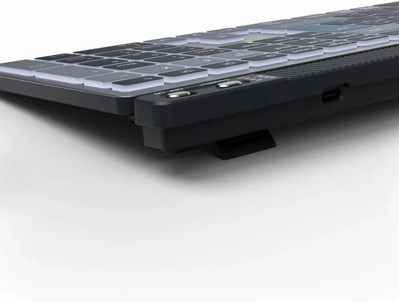 Hama WKM-750 Multi-Device Wireless LED Keyboard/Mouse Set, Black