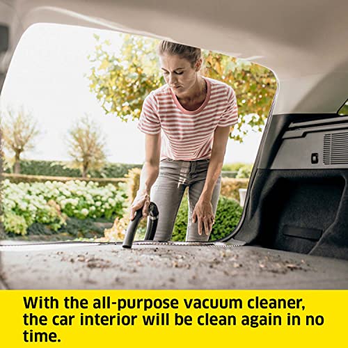 Kärcher WD3 Wet & Dry Vacuum Cleaner, 17 Liter Container, Multi-Purpose Home Cleaning, Powerful Suction, Versatile Accessories, Yellow