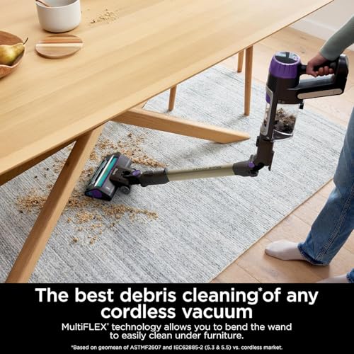 Shark PowerDetect Clean & Empty Cordless Pet Vacuum Cleaner, 70 Minutes Run-Time, Mocha Grey/Brass, IP3251MET