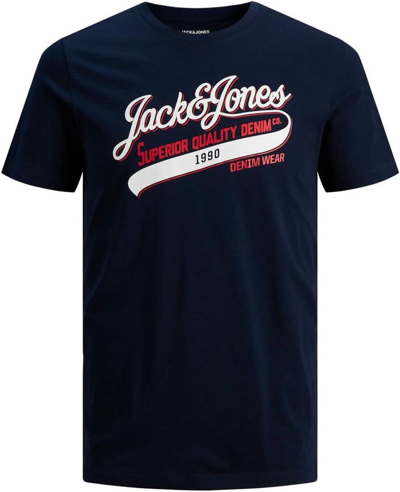 Mens Jjeorganic Basic Tee Ss O-neck Mp T-Shirt (pack of 1) - Navy Blazer