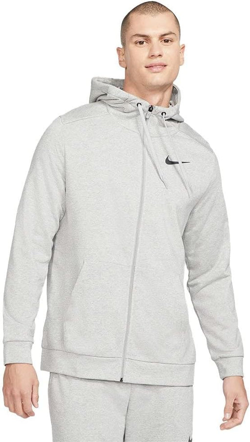 Men's Dri-Fit Full-Zip Hoodie - DK GREY HEATHER/(BLACK)