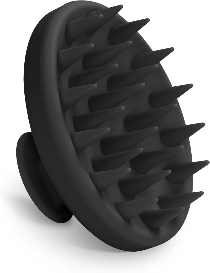 Brand Wet & Dry Manual Head Scalp Massage Brush, Soft Silicone Bristles Care Hair Scalp Massager Shampoo Brush for The Scalp, Exfoliate and Remove Dandruff, Promote Hair Growth - Multicolor