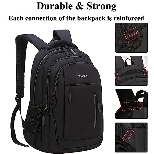 Laptop Backpack for Men, 18Inch Travel Backpacks Students BookBag with Laptop Compartment, Water Resistant Business Work Casual Computer Daypack with USB Charging/Headphone Port