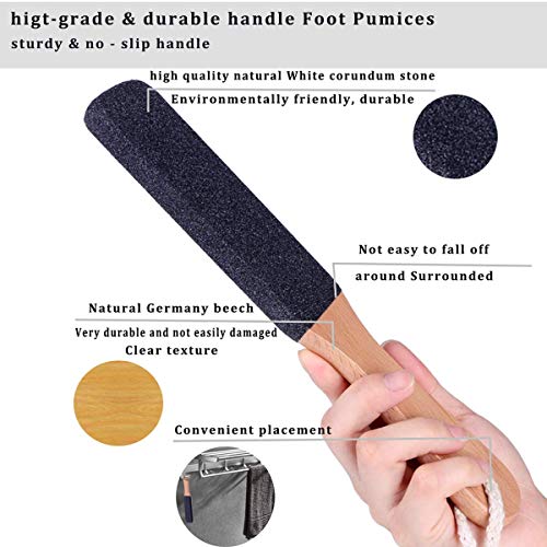 Kinepi LEKESI Professional Foot File Foot Scrubber Hard Skin Callus Remover Pedicure Foot Rasp,Can Be use on Cracked Heels,Dead Skin,Corn,Pumice Stone for Feet Massager Scraper File Brush Tools