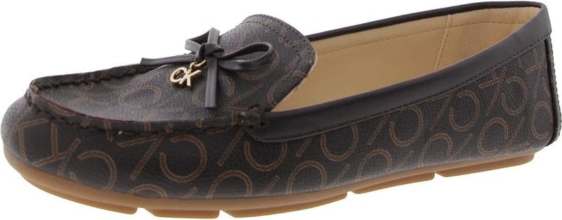 Linca womens Loafer - Espresso Logo