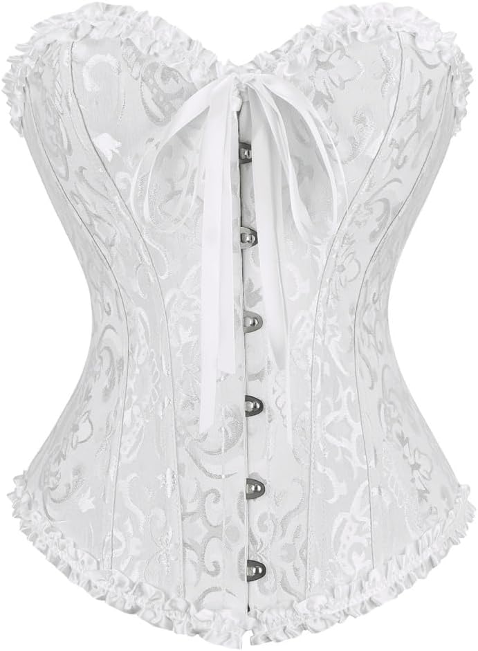 womens Hourglass Costume Corset (pack of 1) - white