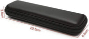 Hard Shell Pen Case, Heavy Duty EVA Protective Organizer, 20x6x3.5CM Compact Carrying Case for Writing Instruments, with Elastic Straps and Mesh Storage, Perfect for Office and Travel