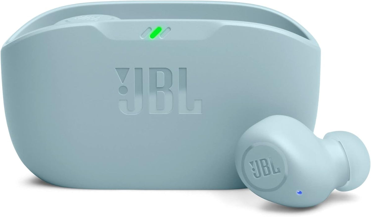 JBL Wave Buds True Wireless Earbuds, Deep Bass, Comfortable Fit, 32H Battery, Smart Ambient Technology, Hands-Free Call, Water and Dust Resistant - Mint, JBLWBUDSMIT
