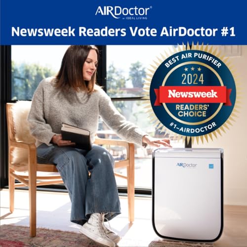 AIRDOCTOR AD3500 Air Purifier for Home and Large Rooms Up to 2,548 sq. ft NEW MODEL | UltraHEPA, Carbon, VOC Filters and Air Quality Sensor. Captures Particles 100x Smaller Than HEPA