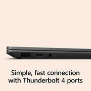 Surface Laptop 5 with 13.5" 2256 x 1504 display, Intel i7-1255U, Integrated Iris Graphics, 16GB RAM, 512GB SSD, Windows 11, Black - RBG-00039, 13.5 Inch UAE Model
