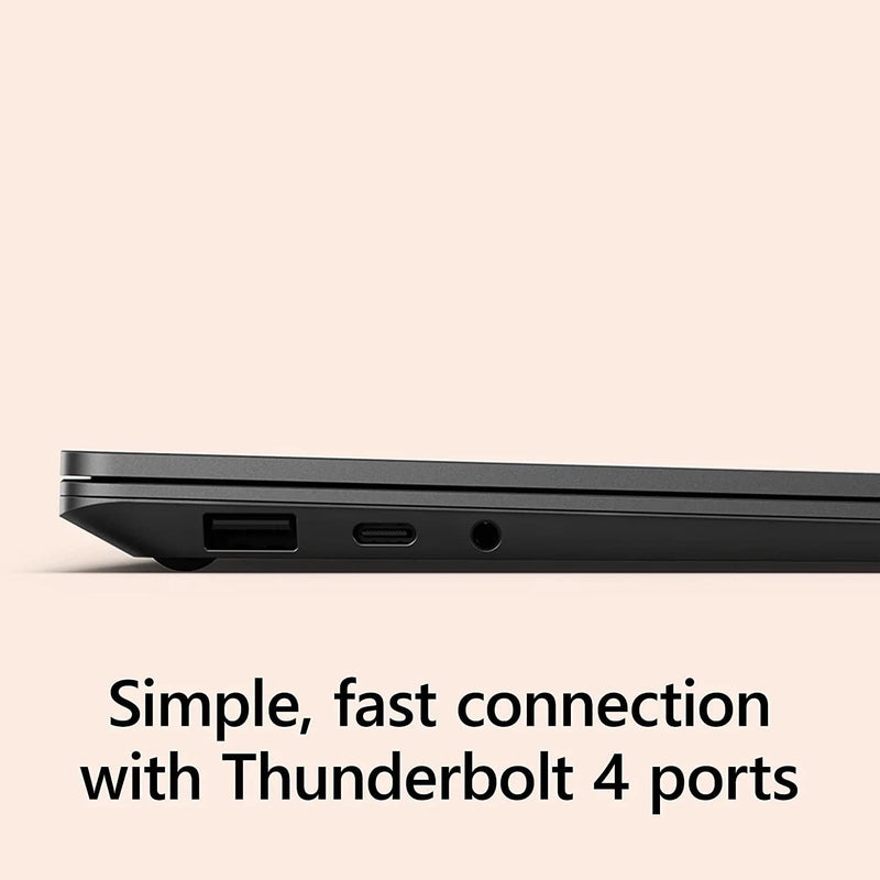 Surface Laptop 5 with 13.5" 2256 x 1504 display, Intel i7-1255U, Integrated Iris Graphics, 16GB RAM, 512GB SSD, Windows 11, Black - RBG-00039, 13.5 Inch UAE Model