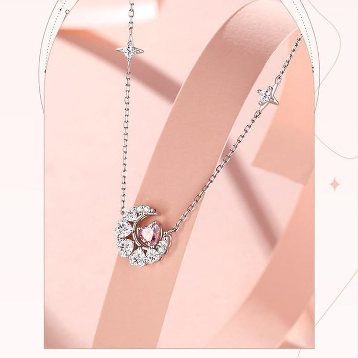 Swarovski Elements Crystal Rose Gold Plated gourd 925 Sterling Silver Necklace Gift Packing J.Rosée Fashion Jewelry