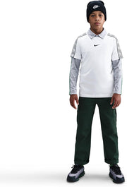 Unisex Kids Sportswear Club+Poly 2 TEES AND T-SHIRTS (pack of 1) - WHITE
