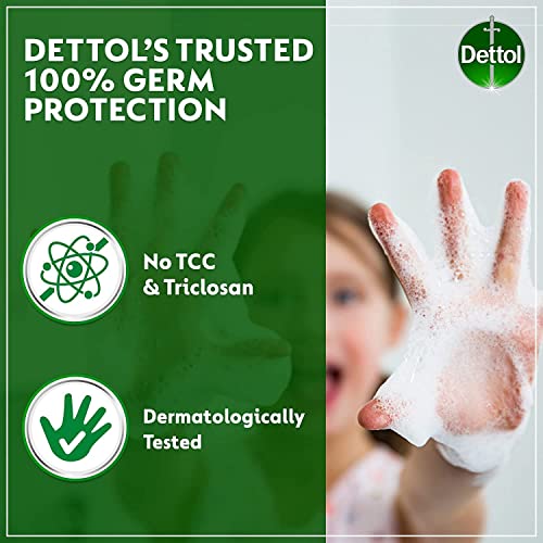 Dettol Skincare Liquid Handwash Refill, Rose & Sakura Blossom Scent, 1L x 2