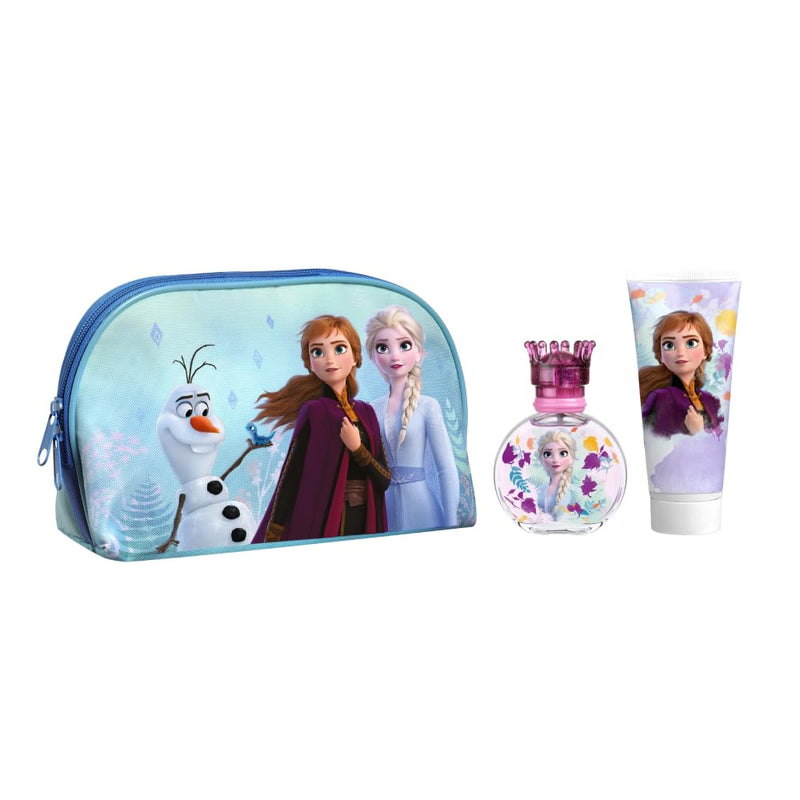 Air-Val Frozen 2 Toiletry bag For Children - Eau De Toilette Perfume, 50 ml + Shower Gel, 100 ml Set